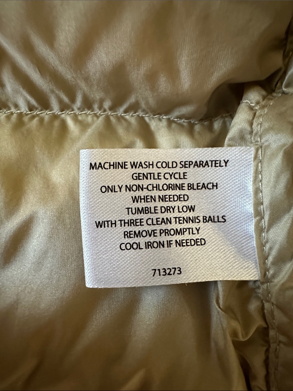 Martha Stewart Short Sleeve Puffer Vest in Light Taupe - Picture 4 of 8